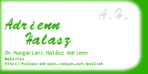 adrienn halasz business card