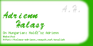 adrienn halasz business card